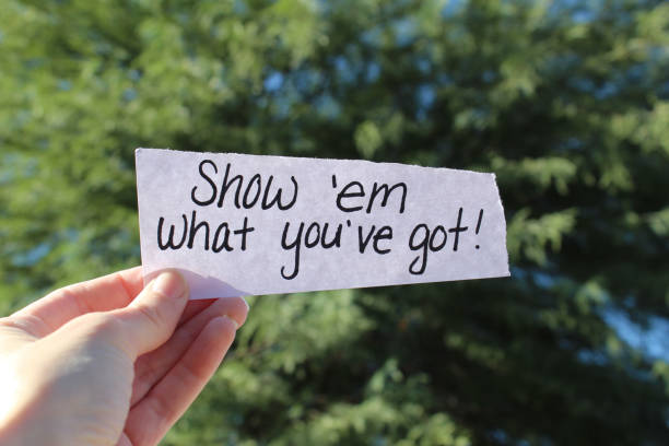 istock Show em what you got encouraging hand written note 1776771967