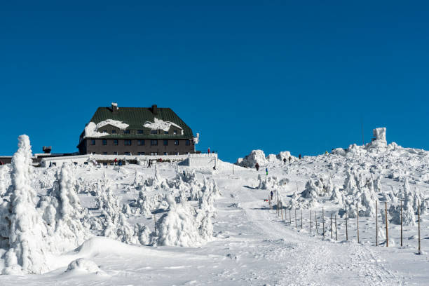 istock Beautiful winter panorama with shelter, Karkonosze mountains 1776782406