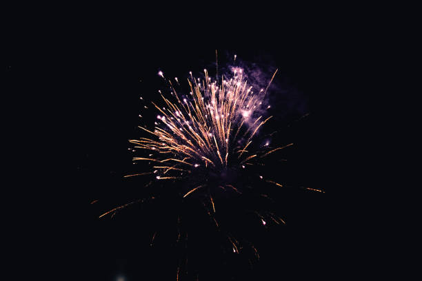 istock Beautiful colorful firework at night 1776786760