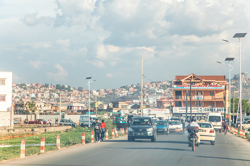マダガスカルの首都タナアンタナナリボの街並み アフリカのストックフォトや画像を多数ご用意 アフリカ, アンタナナリボ, カラー画像