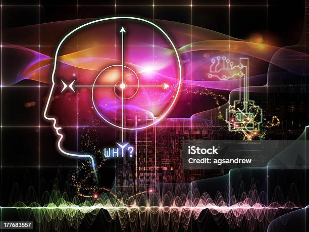 Visualisierung Von Schlüsselbegriff Stockfoto und mehr Bilder von Abstrakt - Abstrakt, Betrachtung, Cyborg