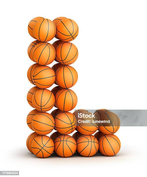 Letra L Básquetbol Foto de stock y más banco de imágenes de Baloncesto - Baloncesto, Deporte, Fotografía - Imágenes