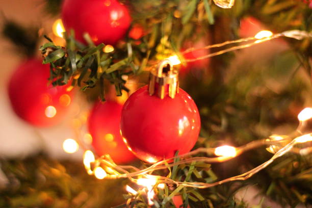 istock Christmas Tree with Balls and Lights 1776841386