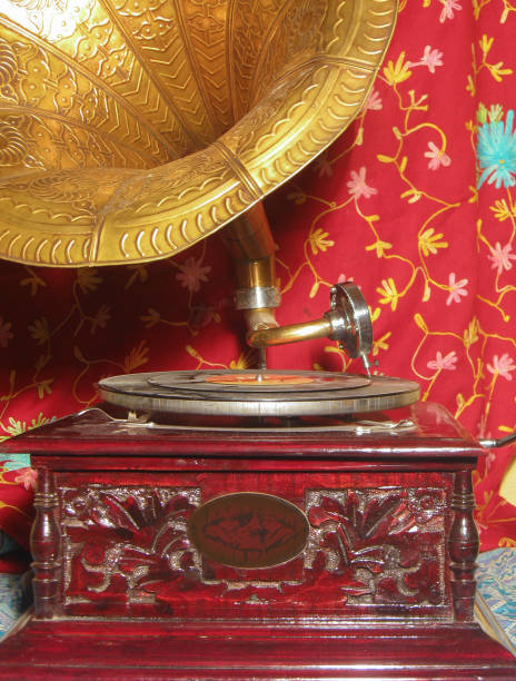istock Vintage Elegance Detailed Close-Up of a Gramophone 1776845802