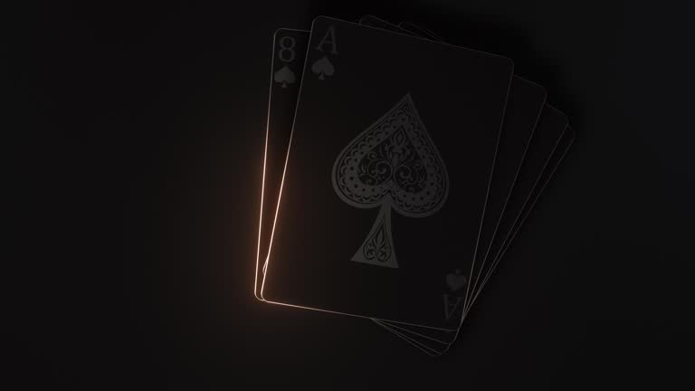 Dark Game Cards Background