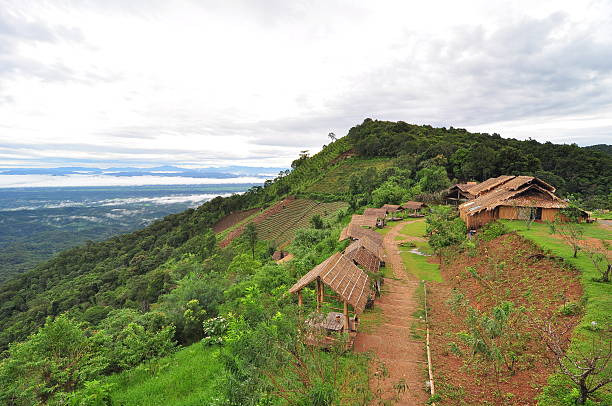 istock mountain at monjam, Chaingmai Thailand 177684934