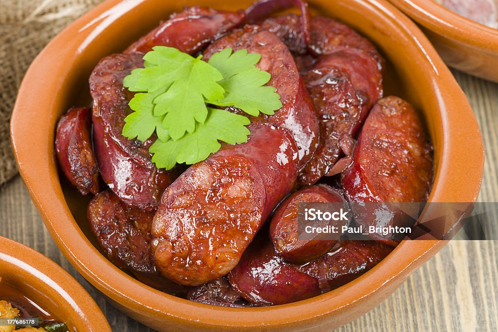 Chorizo al Vino - Foto stock royalty-free di Chorizo