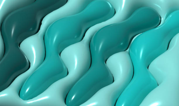 istock Soft inflate shiny lines, 3D rendering illustration 1776854970