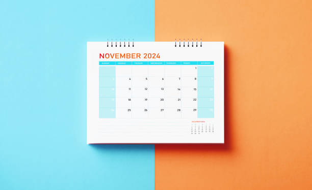 istock November 2024 Calendar On Blue And Orange Background 1776859393