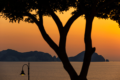Ponza, Latina, Lazio, Italy:\n\nExtraordinary sunrise on one of the most beautiful islands in the Mediterranean