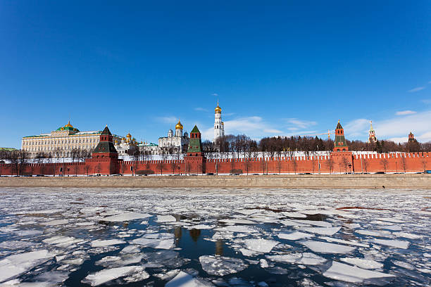 istock Moscow Kremlin and Moskva River in the sunny spring afternoon 177686754
