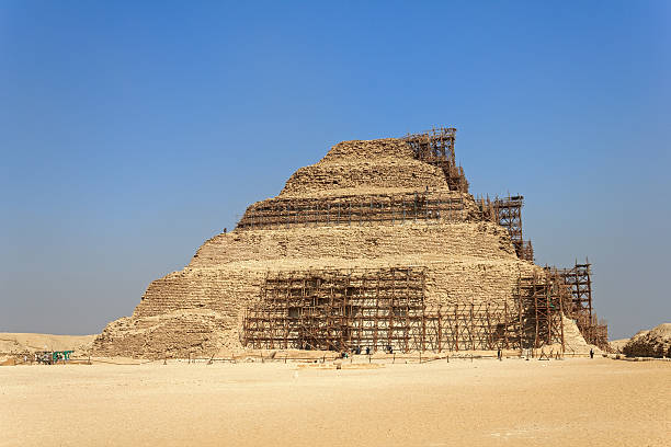 istock Restoration of the pyramid Djoser 177688953