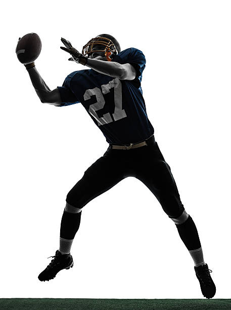 istock American football player catching ball 177689215