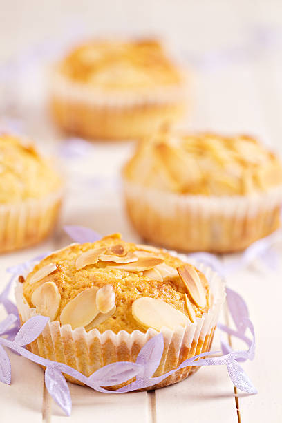 istock Almond muffins with decorative ribbon 177692739