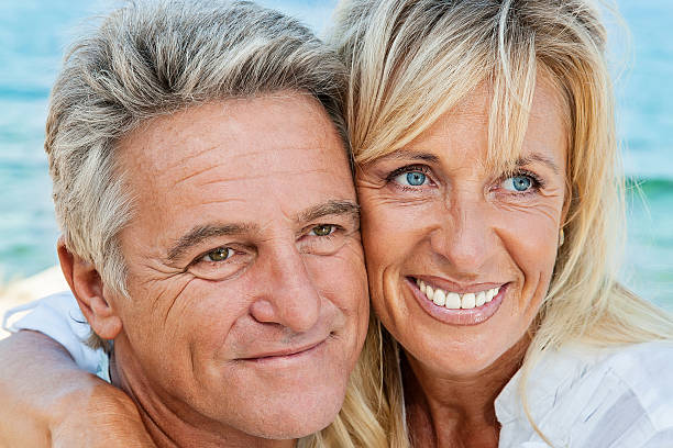 istock Mature couple smiling 177694433