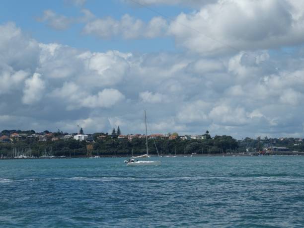 istock Sailboat motoring past Devonport 1776947831