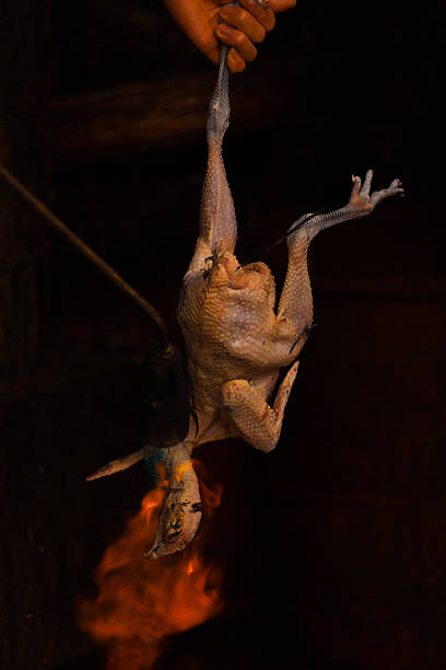 istock Singeing Feathers Fire Chicken Preparation China 177695061