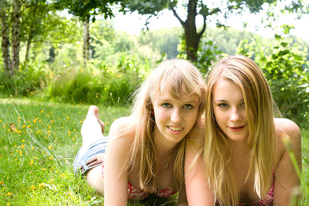 Two beautiful young girls.