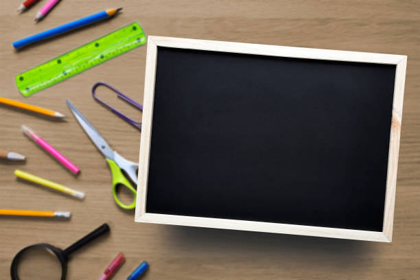 Template with copy space. School or business theme. Flat lay.
