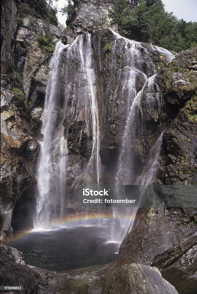 Wasserfall im Maggia - Lizenzfrei Wasserfall Stock-Foto