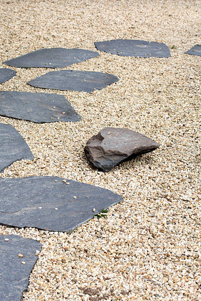 Stone path in a Zen Garden