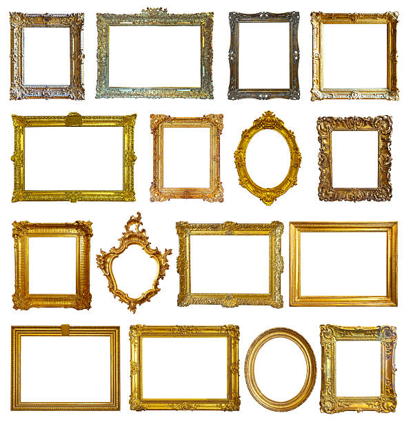 istock Set of 16 picture frames 177700119