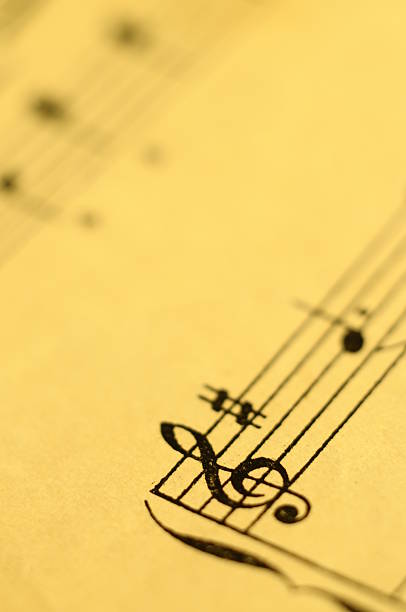 istock Close up of music score 177700158