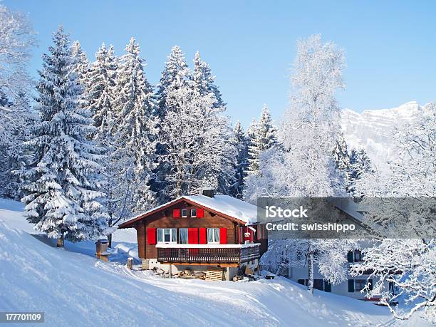 Winter In Alps Stock Photo - Download Image Now - Beauty In Nature, Blue, Cold Temperature