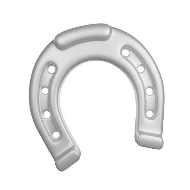 istock Horseshoe of luck 3D render Casino icon 1777011586