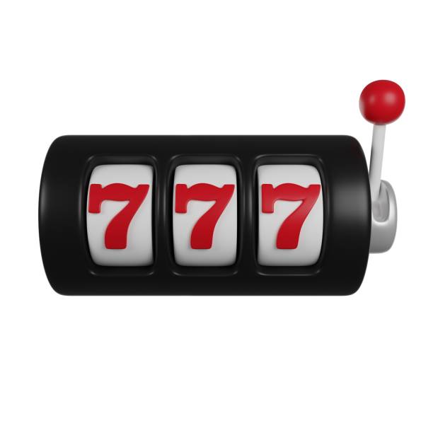 istock Slot Casino Machine 777 3D render icon 1777011607
