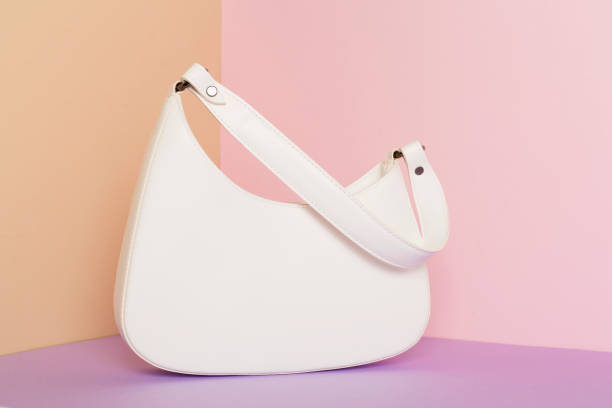 istock Trendy woman bag on colorful background 1777022650