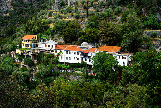 istock Traditional country house on mount Athos, Greece 177702334
