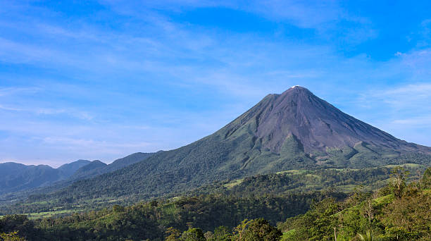 Arenal Volcano in Costa Rica stock photo