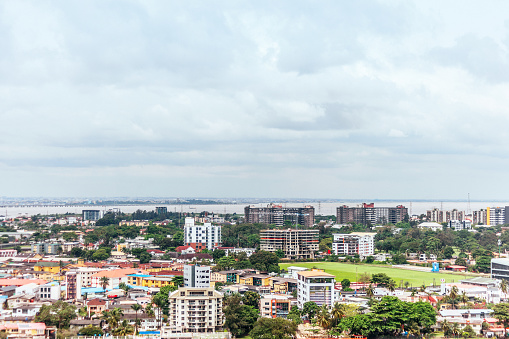 Lagos, Nigeria - Aerial view to Victoria Island.