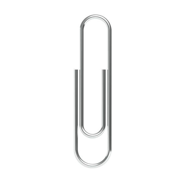 istock Paper clip isolated on white background. 1777042382