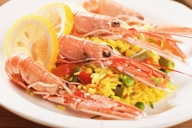 istock Seafood risotto with shrimps 177704324
