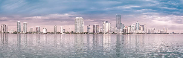 istock Miami skyline panorama  from Biscayne Bay 177704676