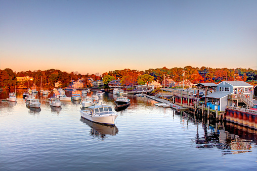 Perkins Cove is charming coastal village nestled on the shores of Ogunquit, Maine