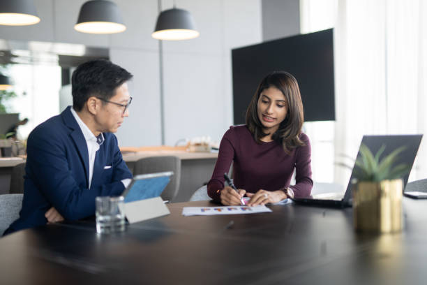 istock Young indian women in work discussion 1777058714