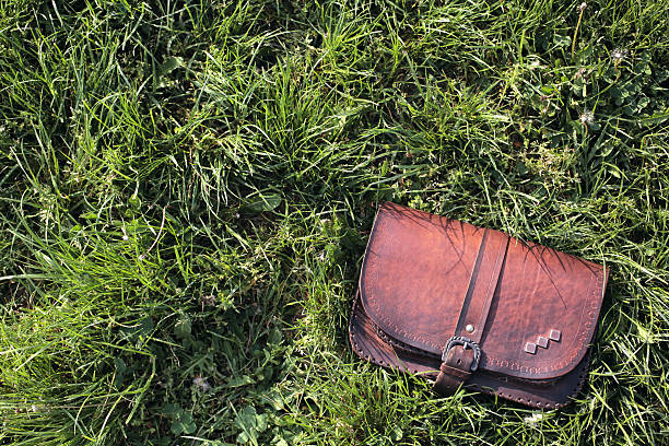 Women purse in gress