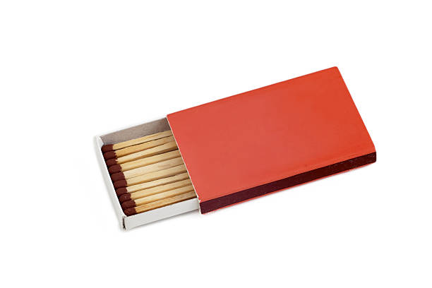istock Box of matches isolated on white background 177706345