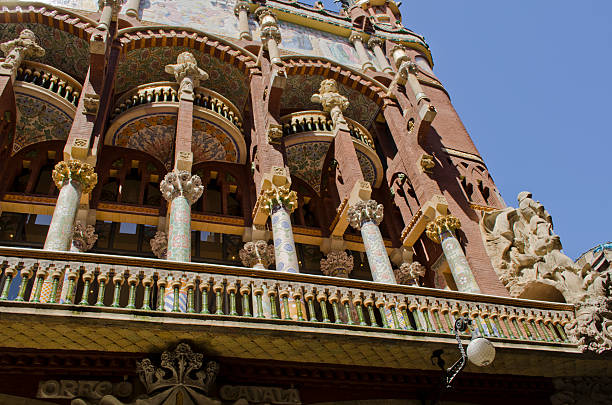 Palau de La Musica Catalana. stock photo