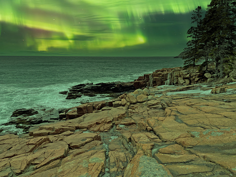 Northern Lights Acadia National Park