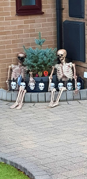 istock Halloween decorations in gardens in Burnley Lancashire 1777088836