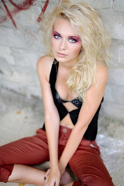istock beautiful fashion model with bright makeup 177709597