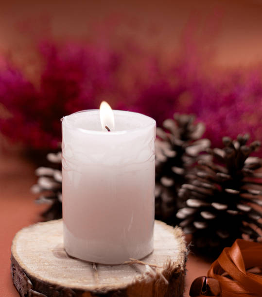 istock Christmas decoration with candle 1777127443