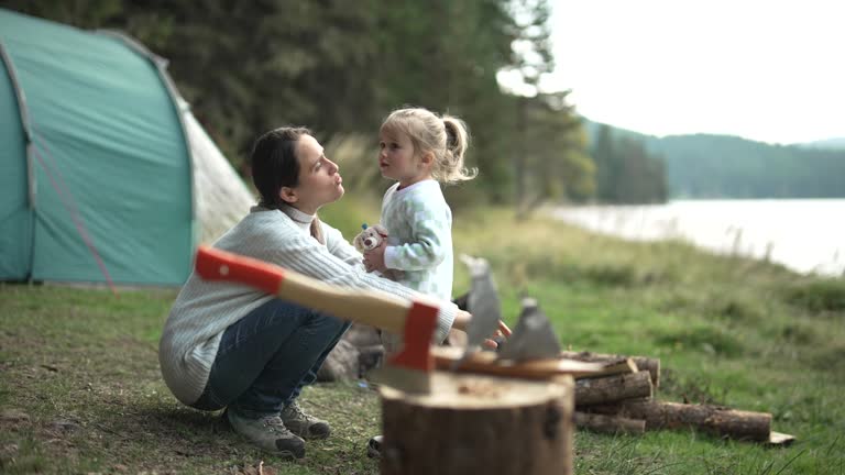 Family bushcraft and camping weekend.