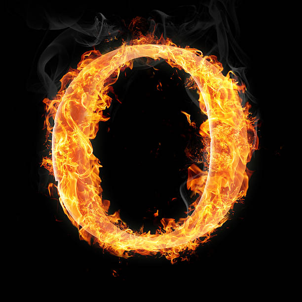 istock Burning letters of English alphabet 177713952
