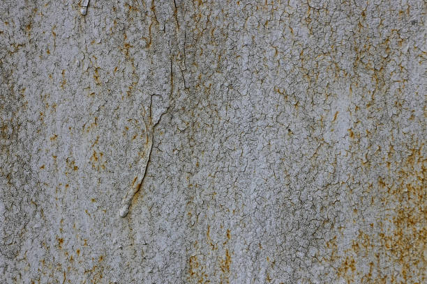 ぼろぼろの金属表面からの抽象的な背景。 - stucco wall textured textured effect ストックフォトと画像