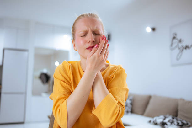 istock Young woman experiencing a toothache. 1777160574